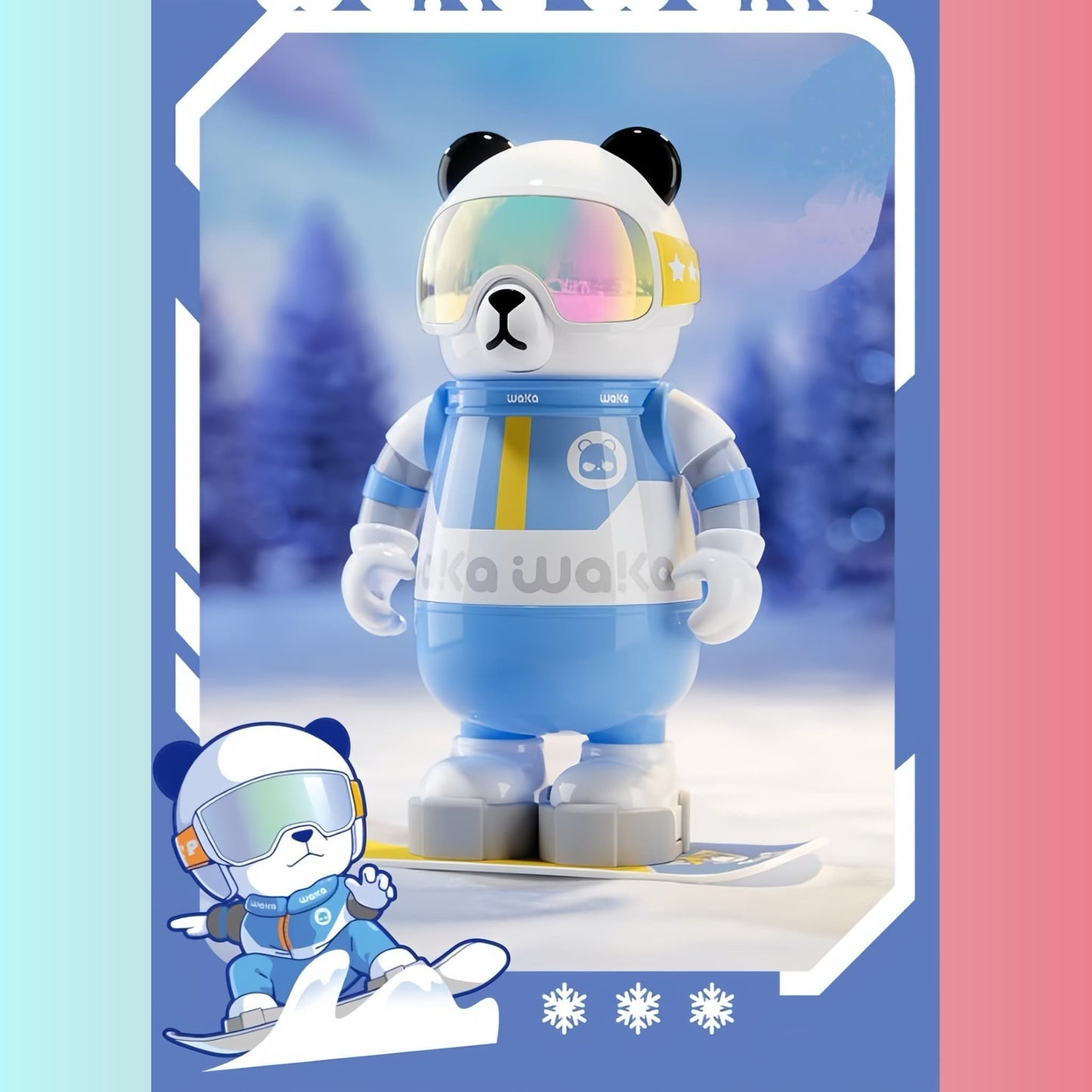 パンダ プレイメイト タンブラー – ストロー、ハンドル、スマホスタンド付きのかわいいクマのマグカップ | 子供と大人のための楽しい断熱カップ
