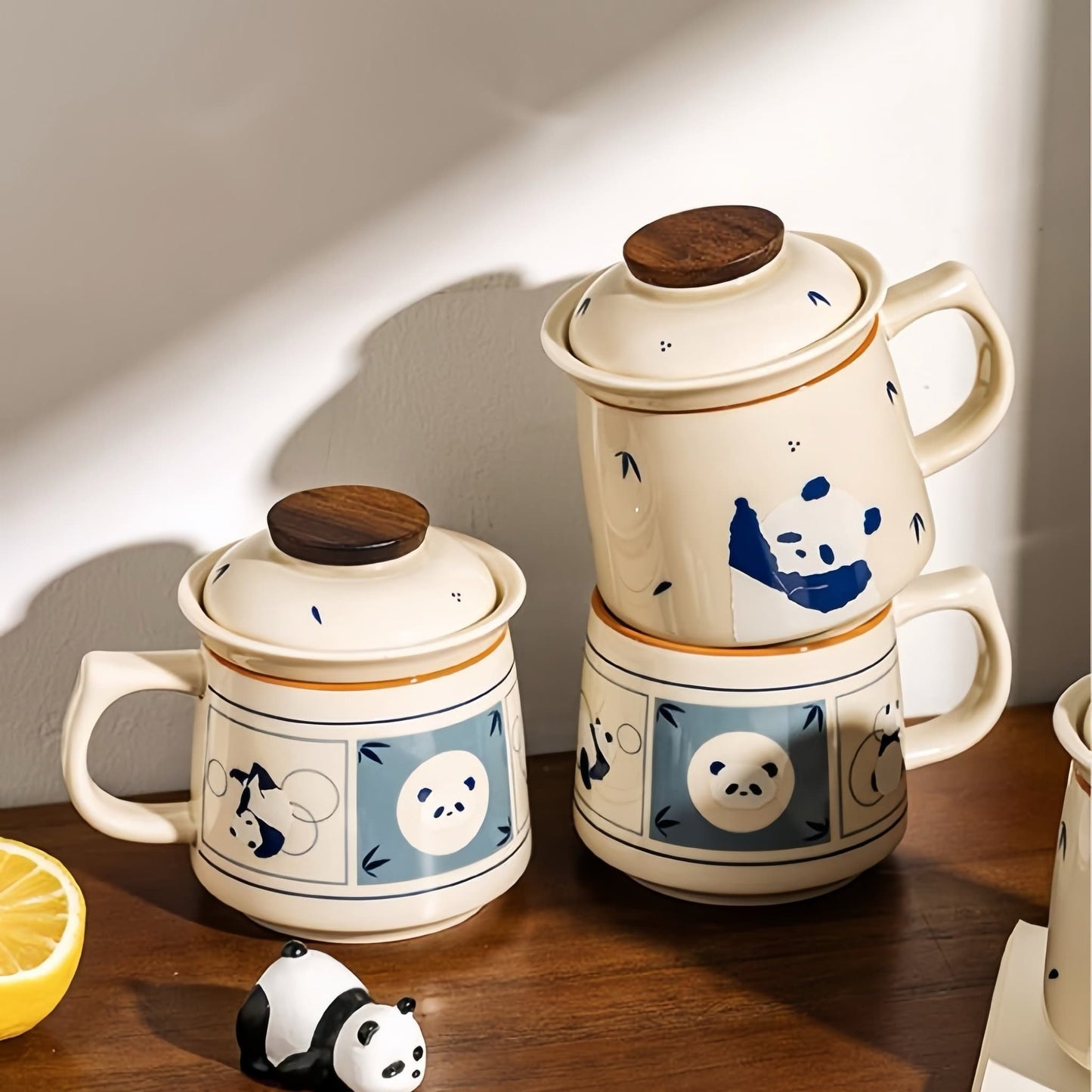 🐼 パンダの陶器マグカップ – パンダ好きの方へのギフトボックス付き高温焼成コーヒー&ティーカップ
