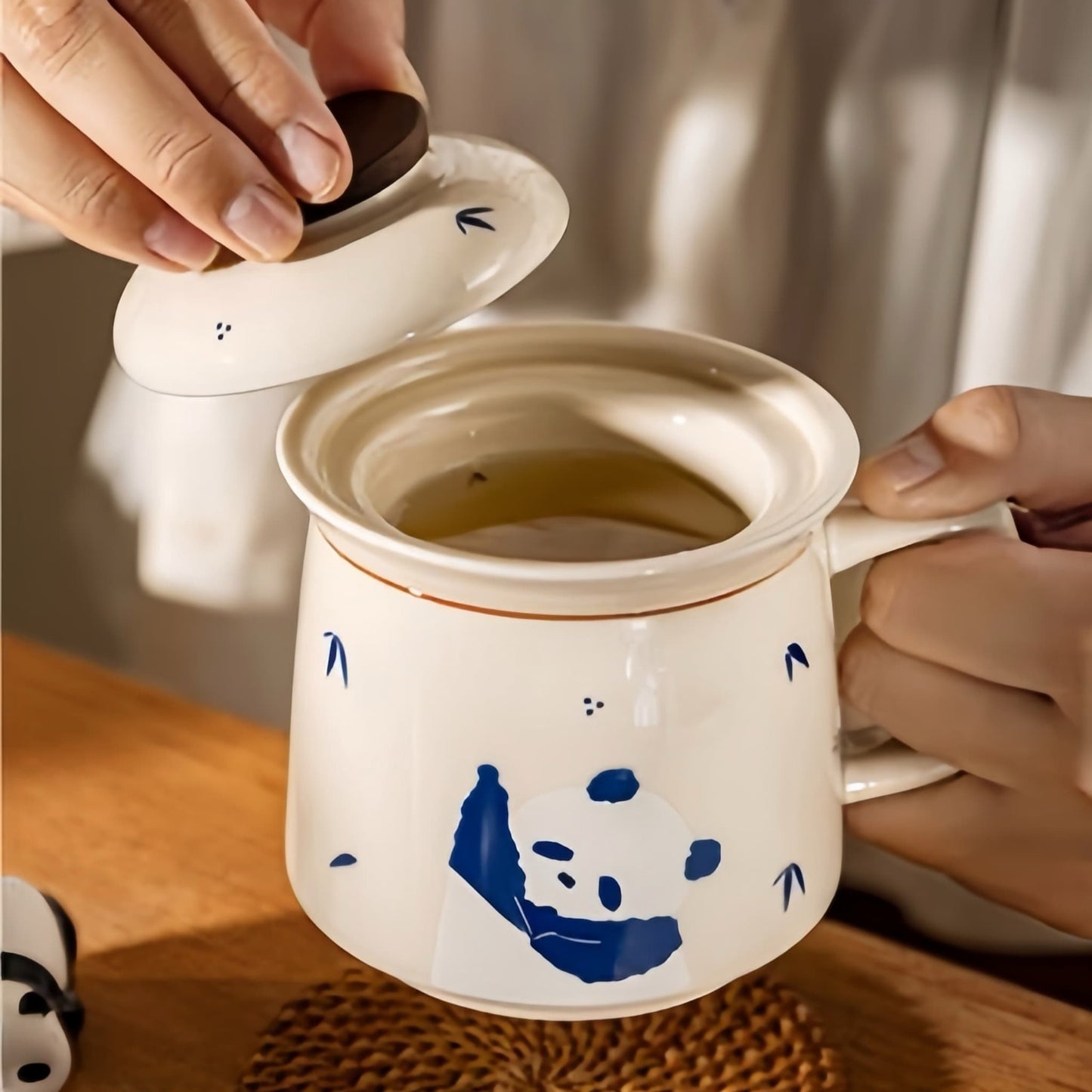 🐼 パンダの陶器マグカップ – パンダ好きの方へのギフトボックス付き高温焼成コーヒー&ティーカップ