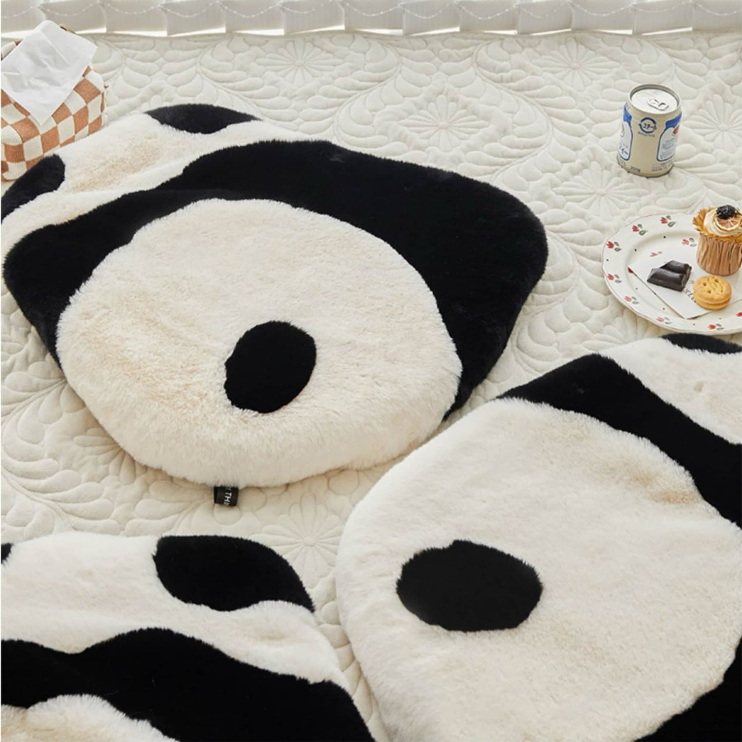 Cojín de Panda Enojado: una almohada de peluche irresistiblemente linda y suave 🐼💥