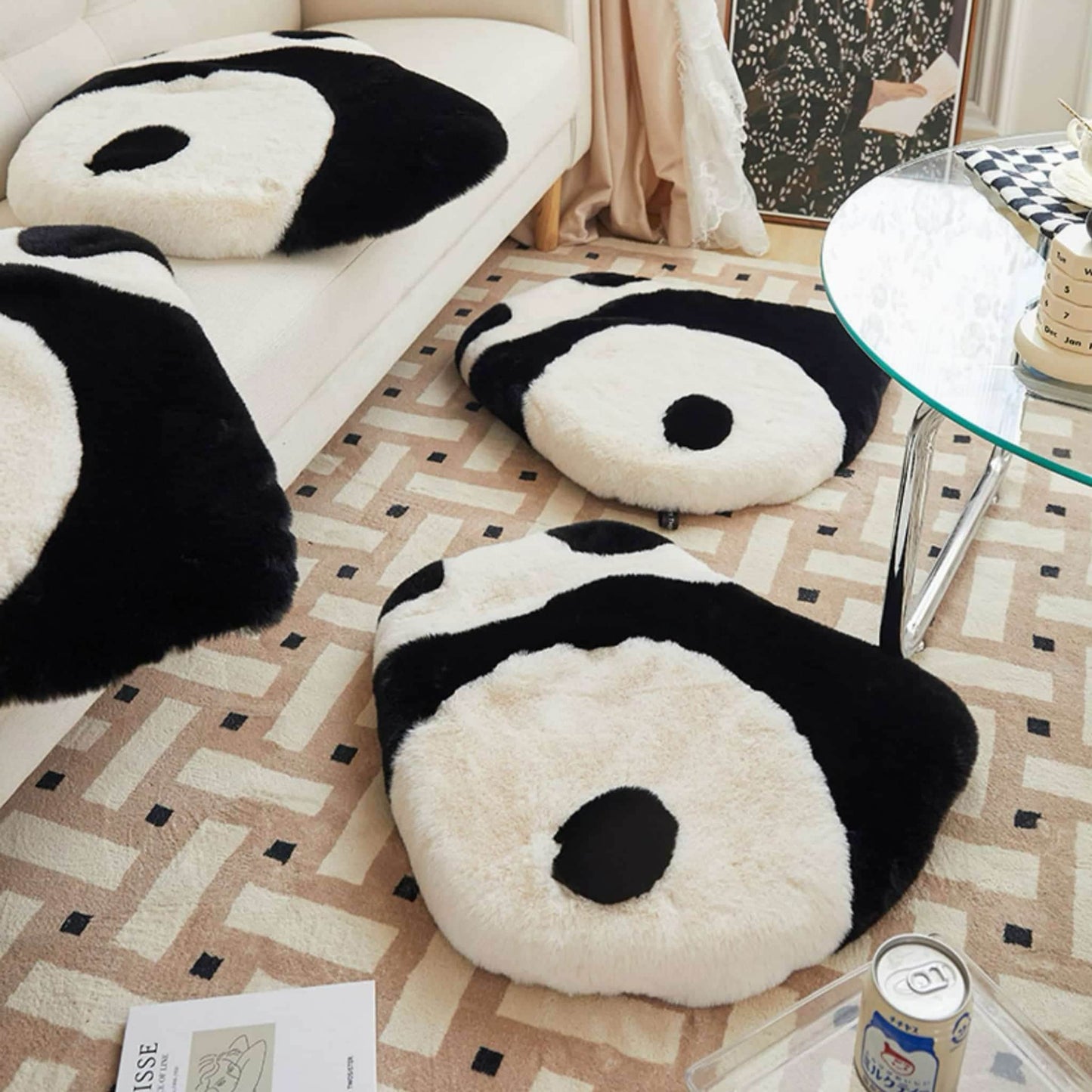 Cojín de Panda Enojado: una almohada de peluche irresistiblemente linda y suave 🐼💥
