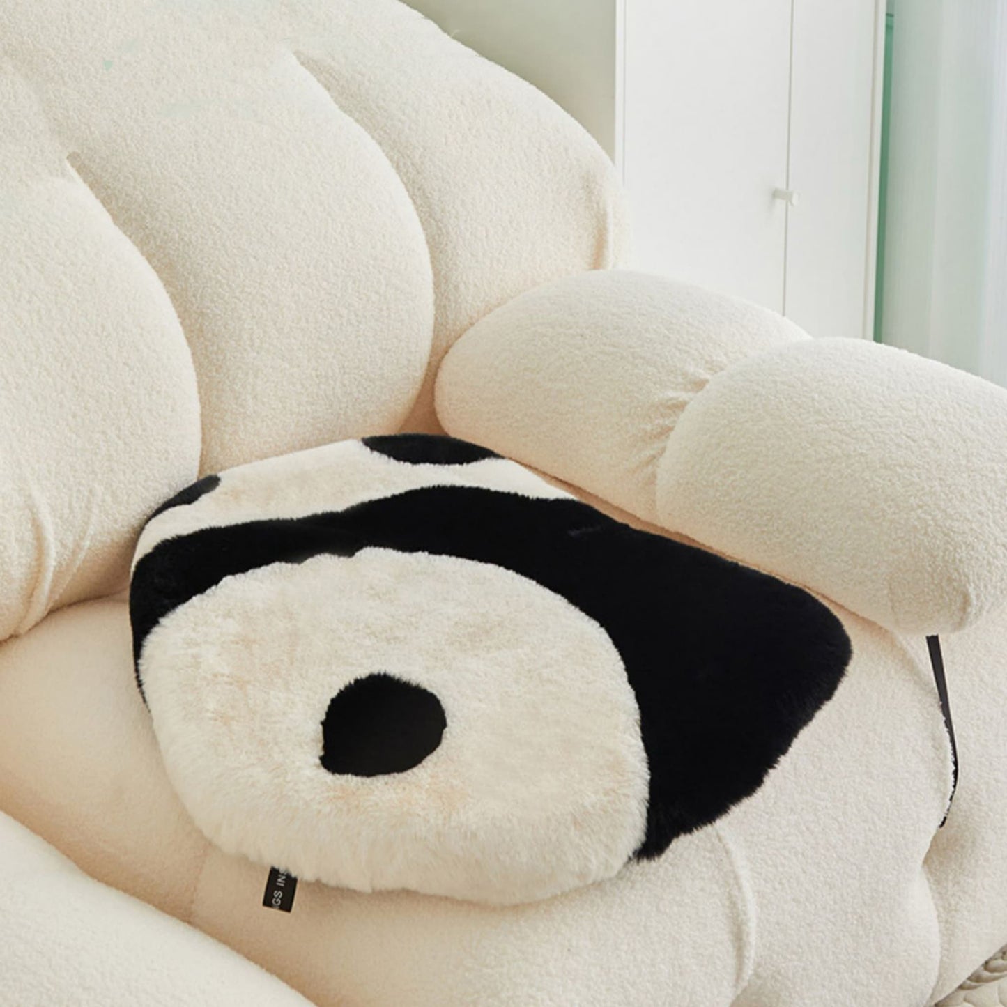 Cojín de Panda Enojado: una almohada de peluche irresistiblemente linda y suave 🐼💥