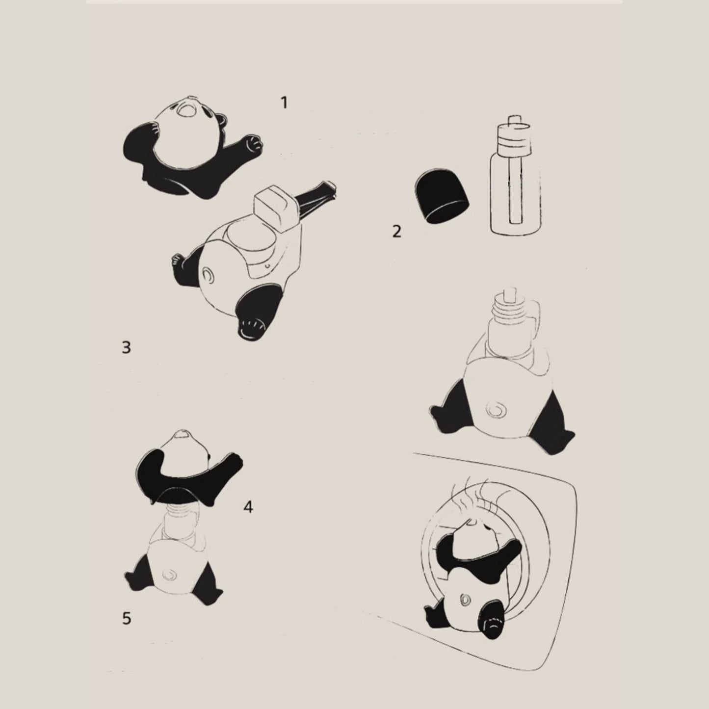 Difusor de aroma Panda: deja que la magia de la naturaleza llene tu espacio 🐼🌿