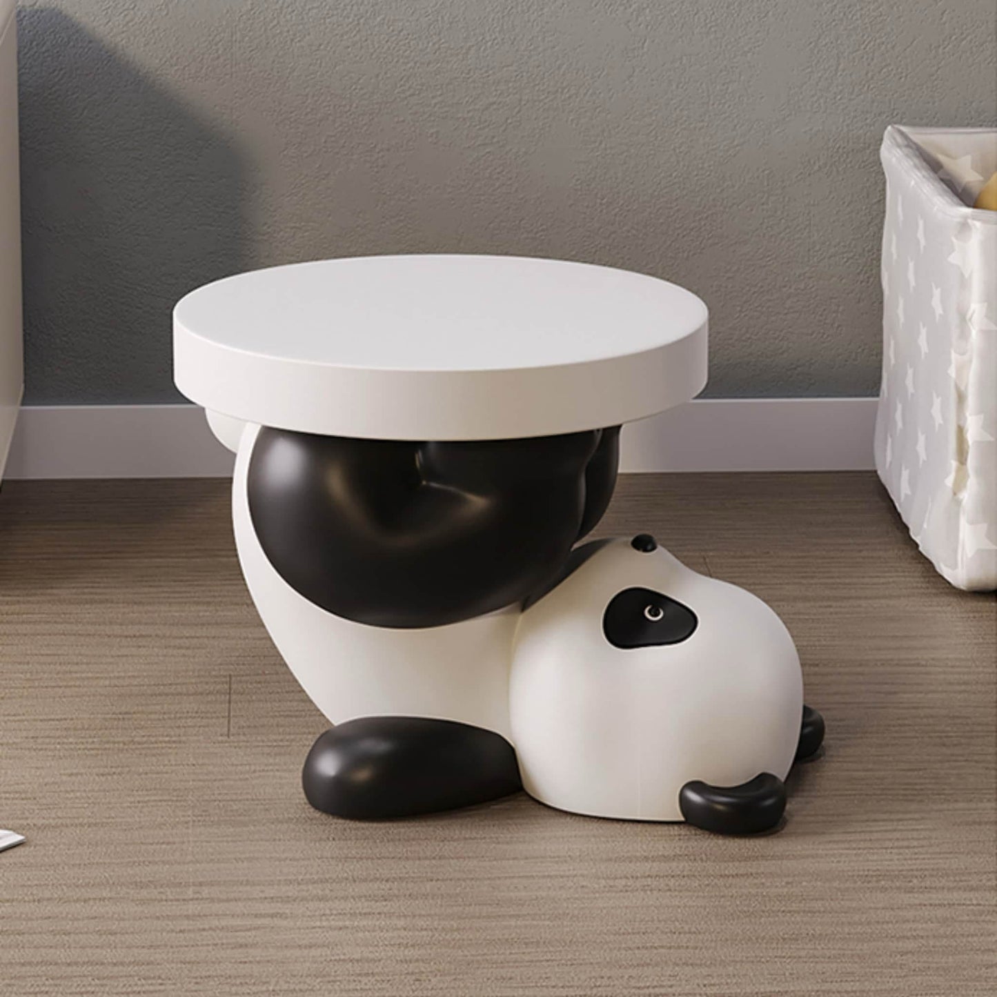 Taburete multiusos con temática de panda: lindo, funcional y lleno de encanto 🐼💖