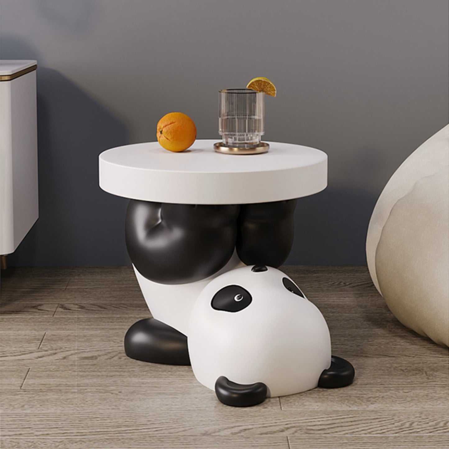 Taburete multiusos con temática de panda: lindo, funcional y lleno de encanto 🐼💖