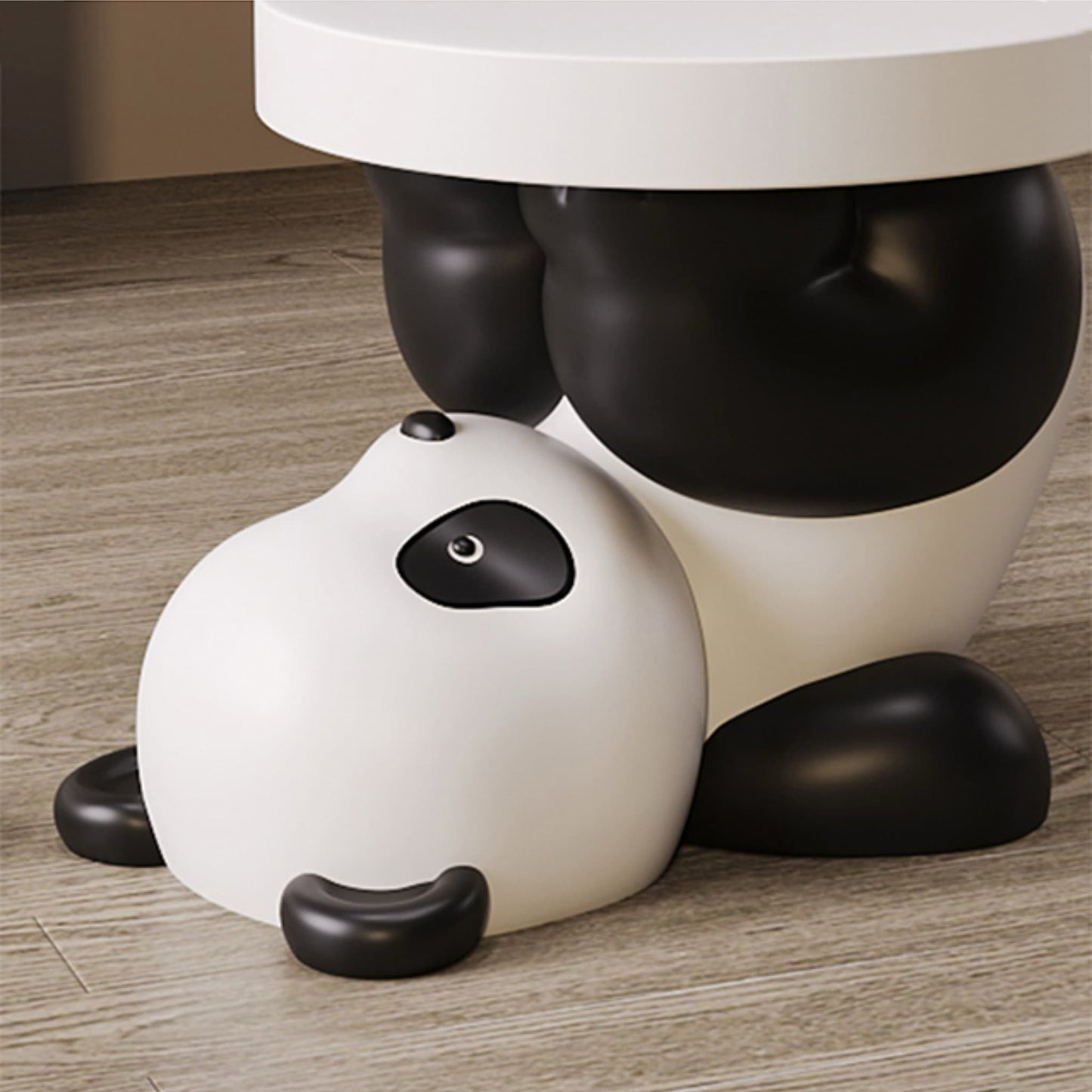 Taburete multiusos con temática de panda: lindo, funcional y lleno de encanto 🐼💖