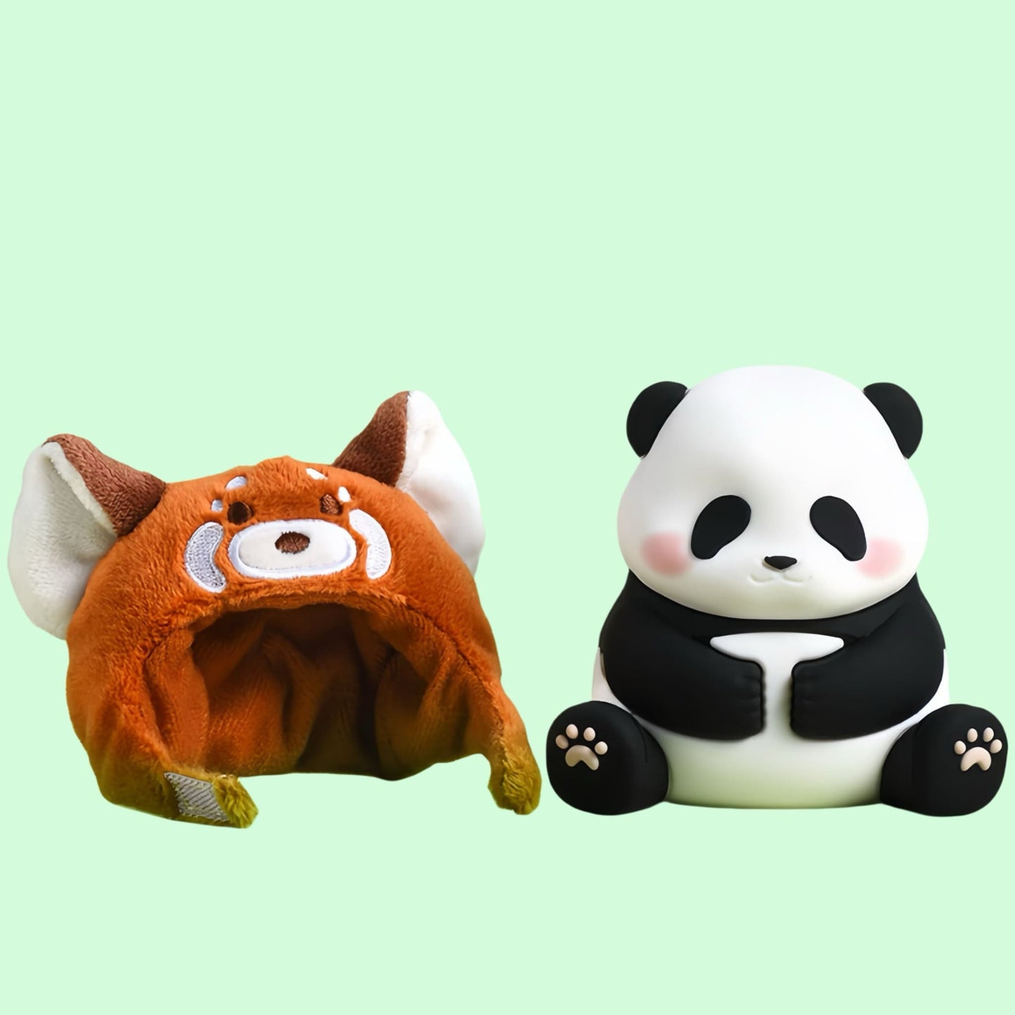 フアフアパンダのぬいぐるみ – 帽子をかぶった静かなお姫様、あなたの抱きしめ友達 🐼👑