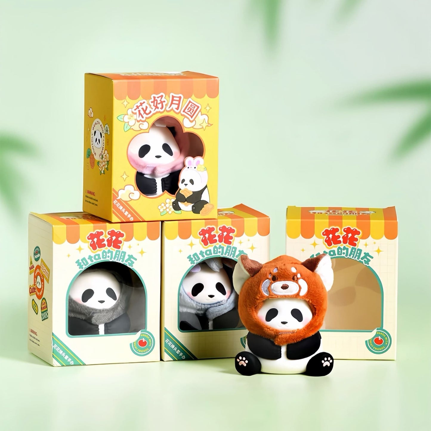 フアフアパンダのぬいぐるみ – 帽子をかぶった静かなお姫様、あなたの抱きしめ友達 🐼👑