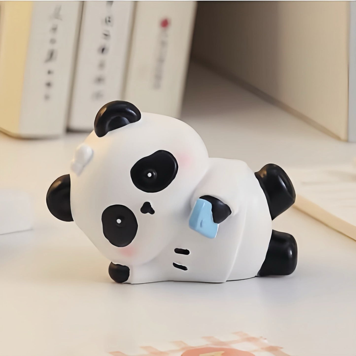Inspirational Panda Figurine โ Eco-Friendly Resin Decor for Good Luck