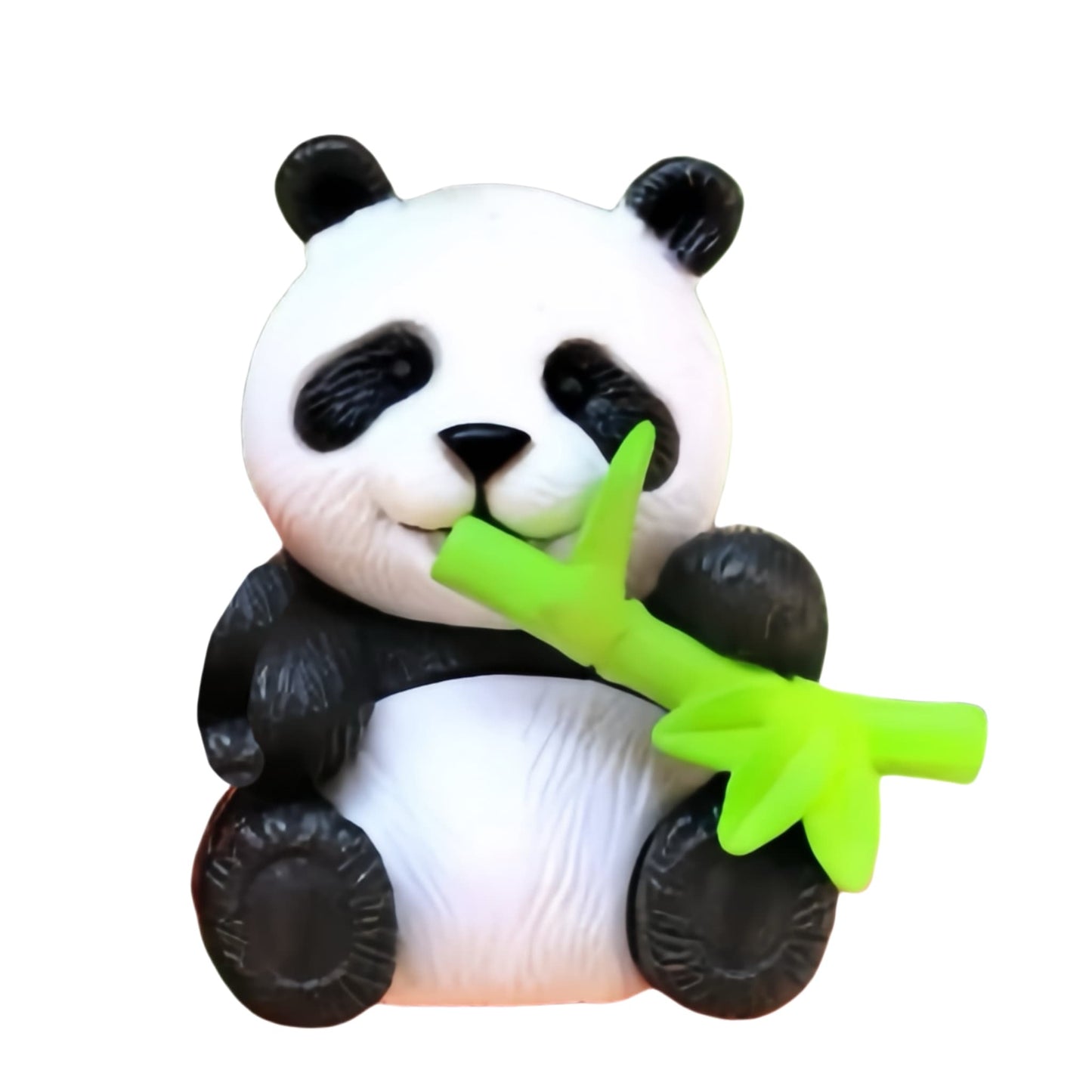 Joyful Panda Ornament โ Cute Animal Figurine for Room or Office