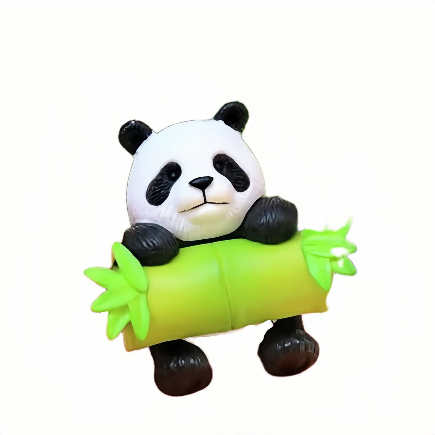 Joyful Panda Ornament โ Cute Animal Figurine for Room or Office