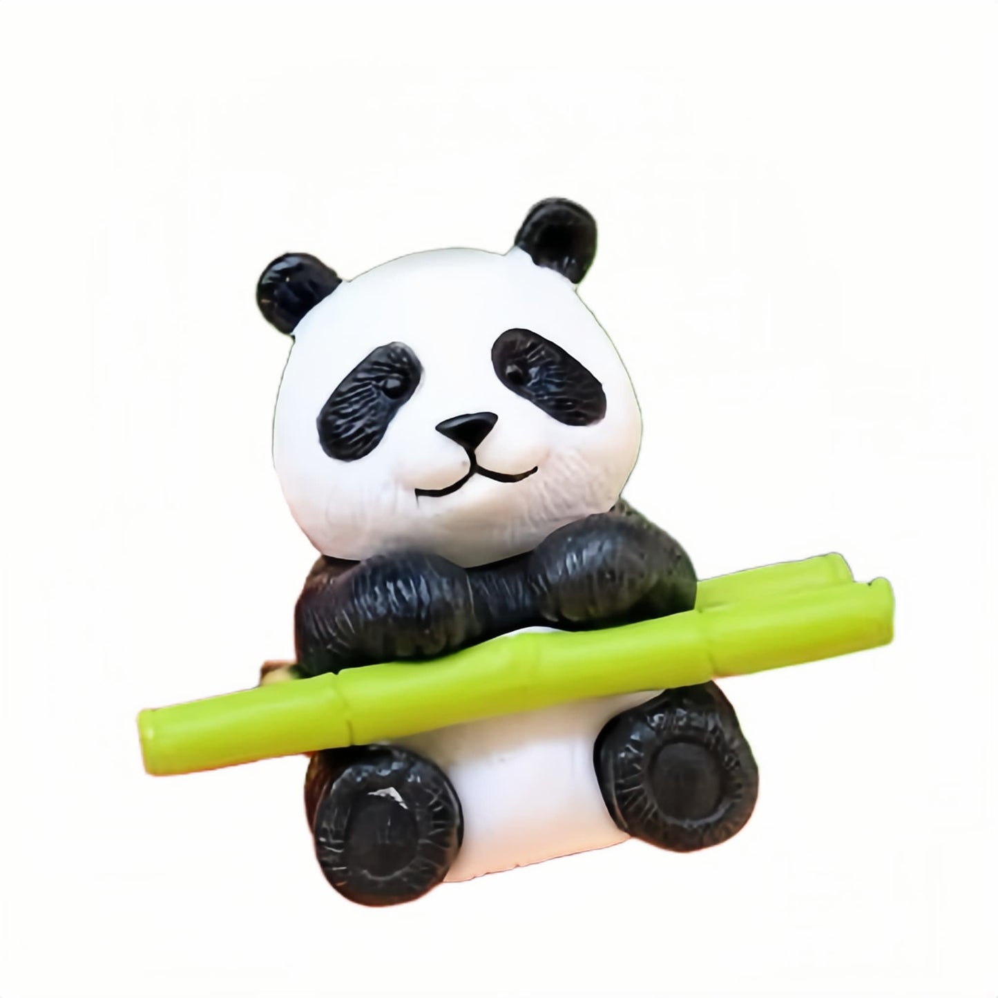 Joyful Panda Ornament โ Cute Animal Figurine for Room or Office