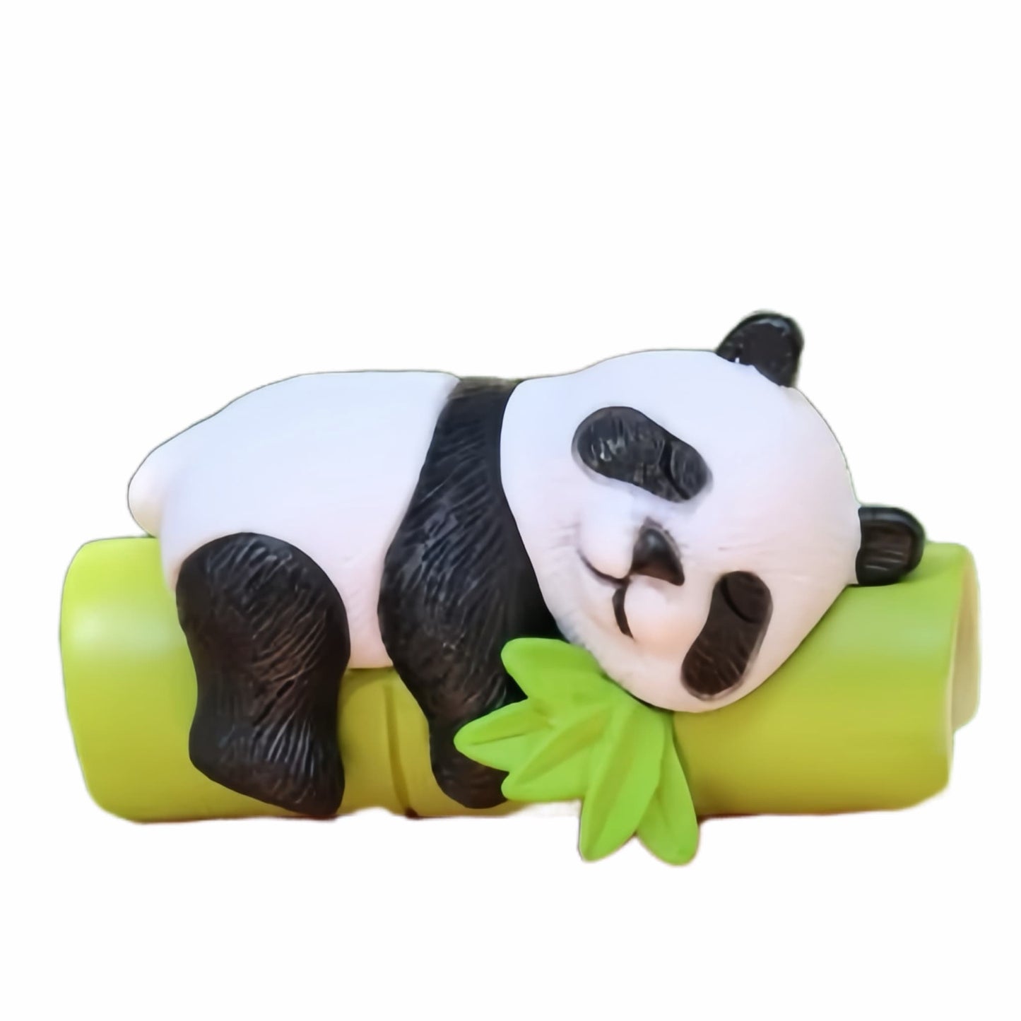 Joyful Panda Ornament โ Cute Animal Figurine for Room or Office
