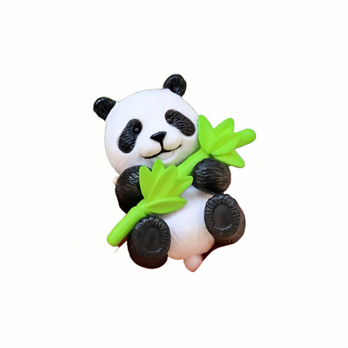 Joyful Panda Ornament โ Cute Animal Figurine for Room or Office