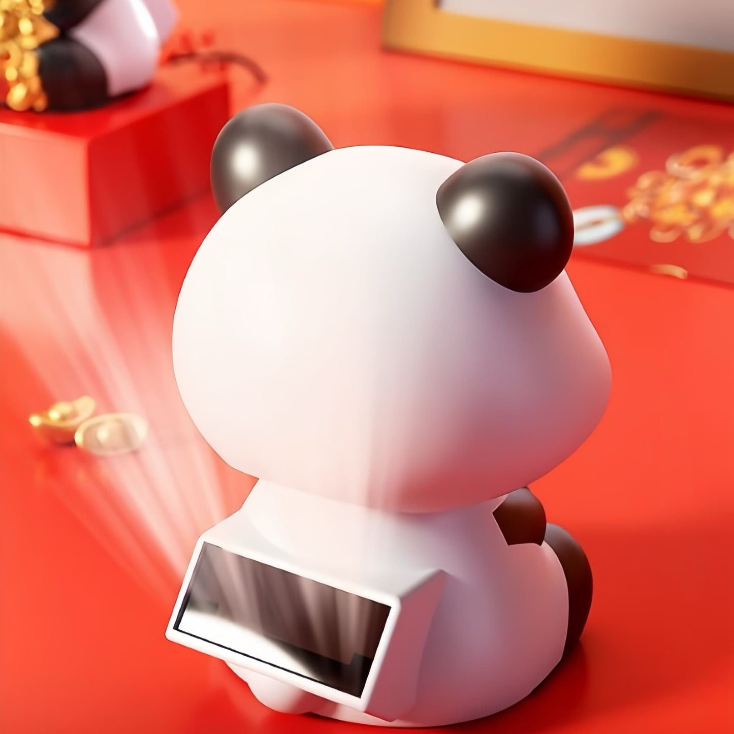 Solar Panda Decor โ Solar-Powered Lucky Panda Figurine for Positive Energy