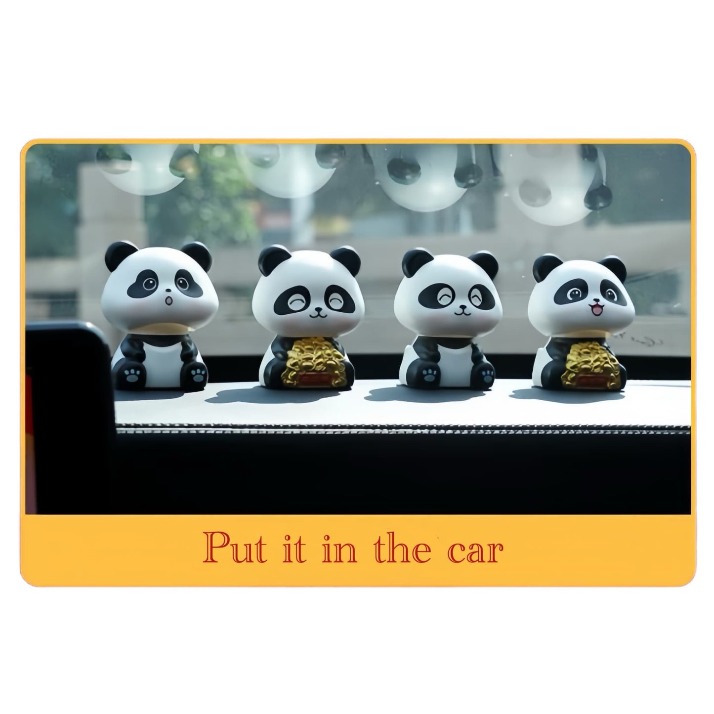 Solar Panda Decor โ Solar-Powered Lucky Panda Figurine for Positive Energy