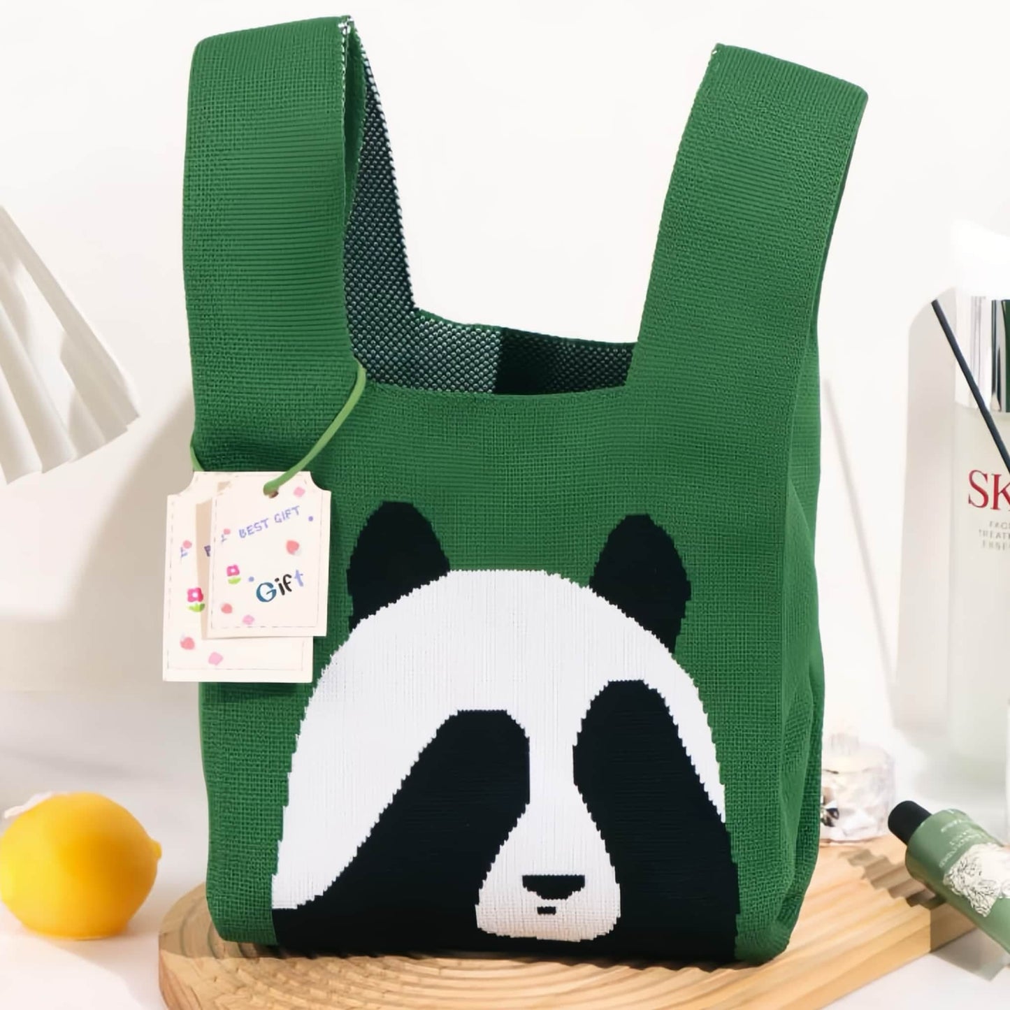 Panda-Themed Fashion Bag – Compact and Stylish Panda Wristlet