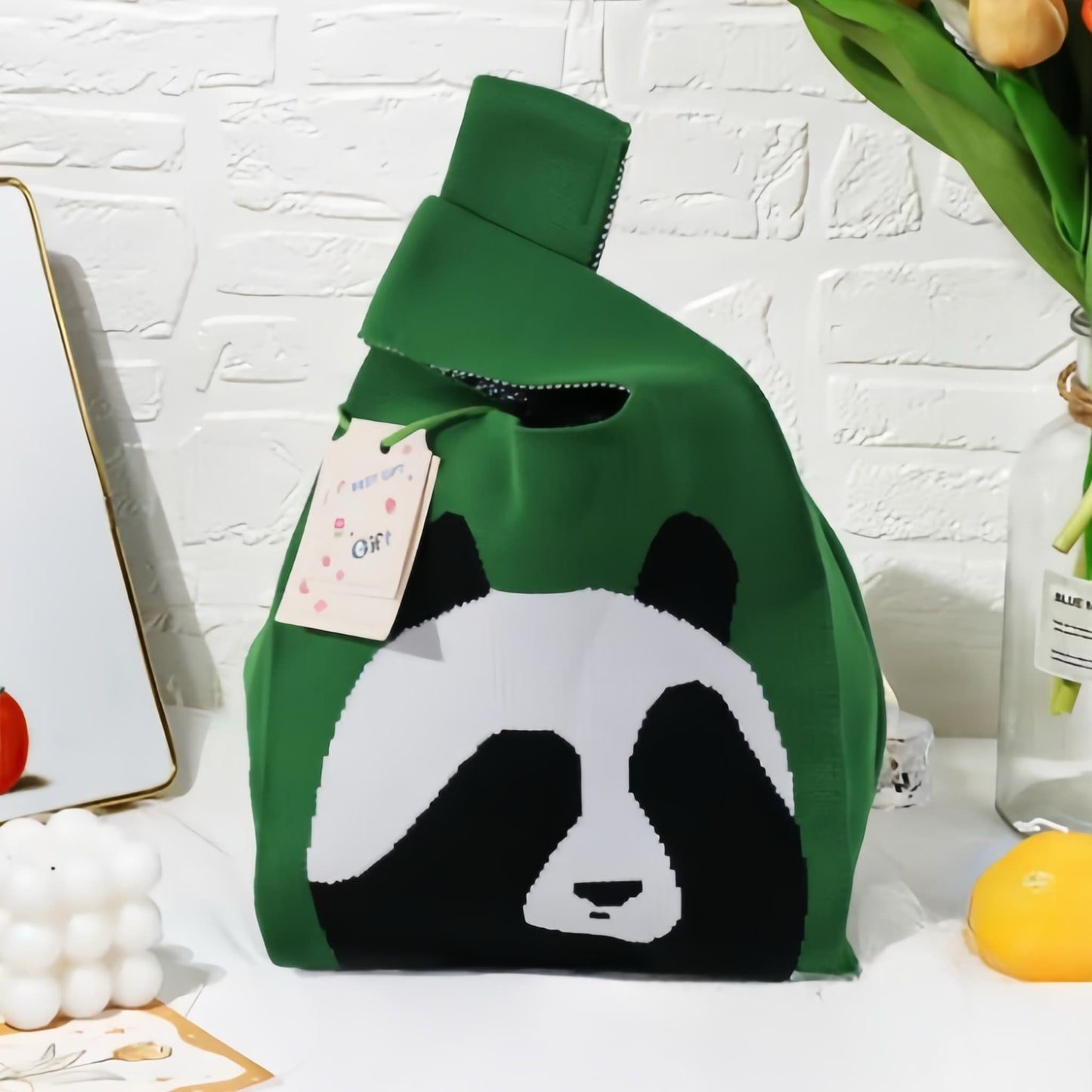 Panda-Themed Fashion Bag – Compact and Stylish Panda Wristlet