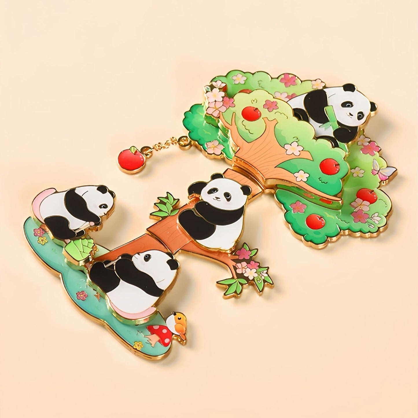 Decoración magnética de panda mágico: el adorable panda que ilumina cada momento 🐼✨