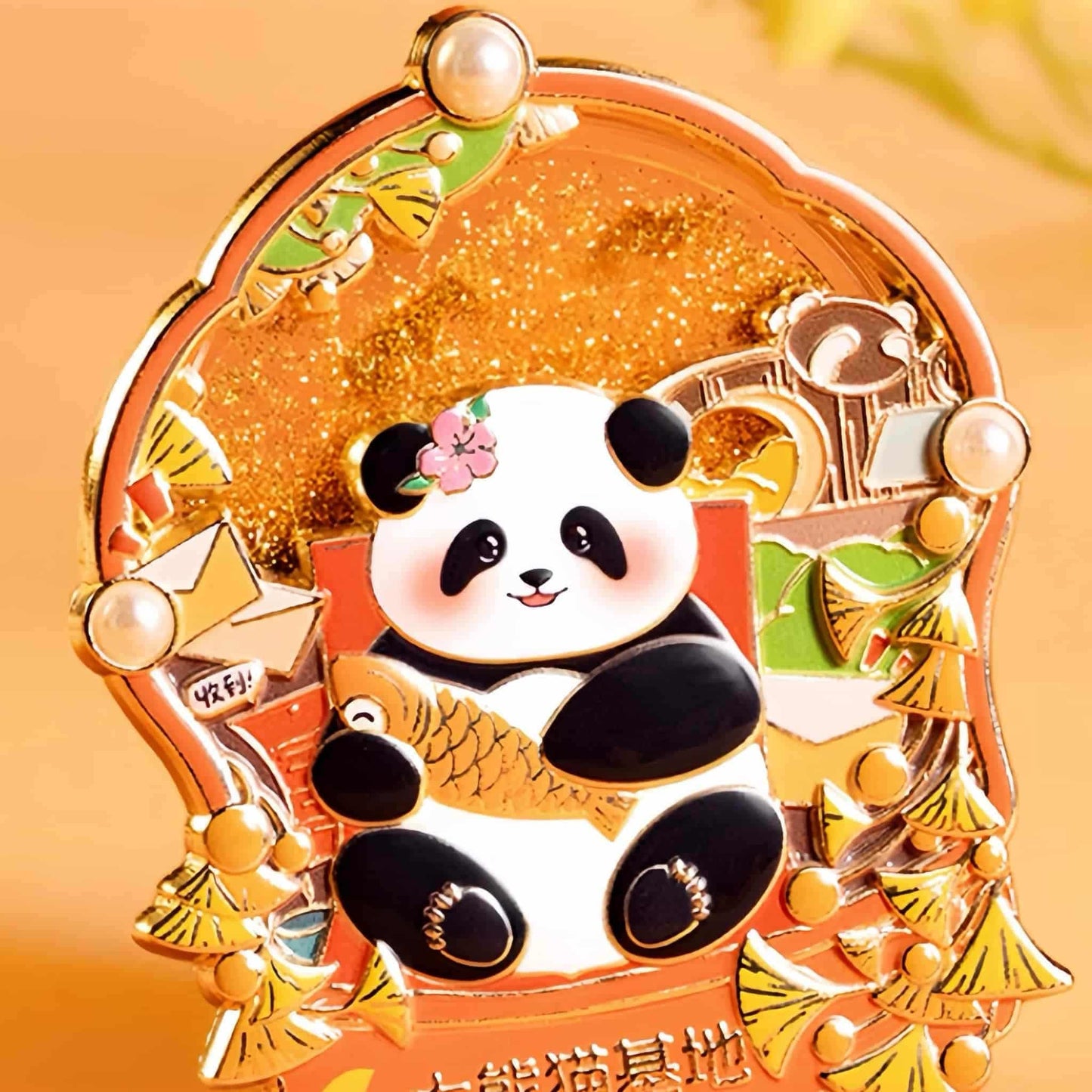 Set de imanes mágicos de pandas: ¡Sigue la alegría y deja que los pandas hagan su magia! 🐼✨