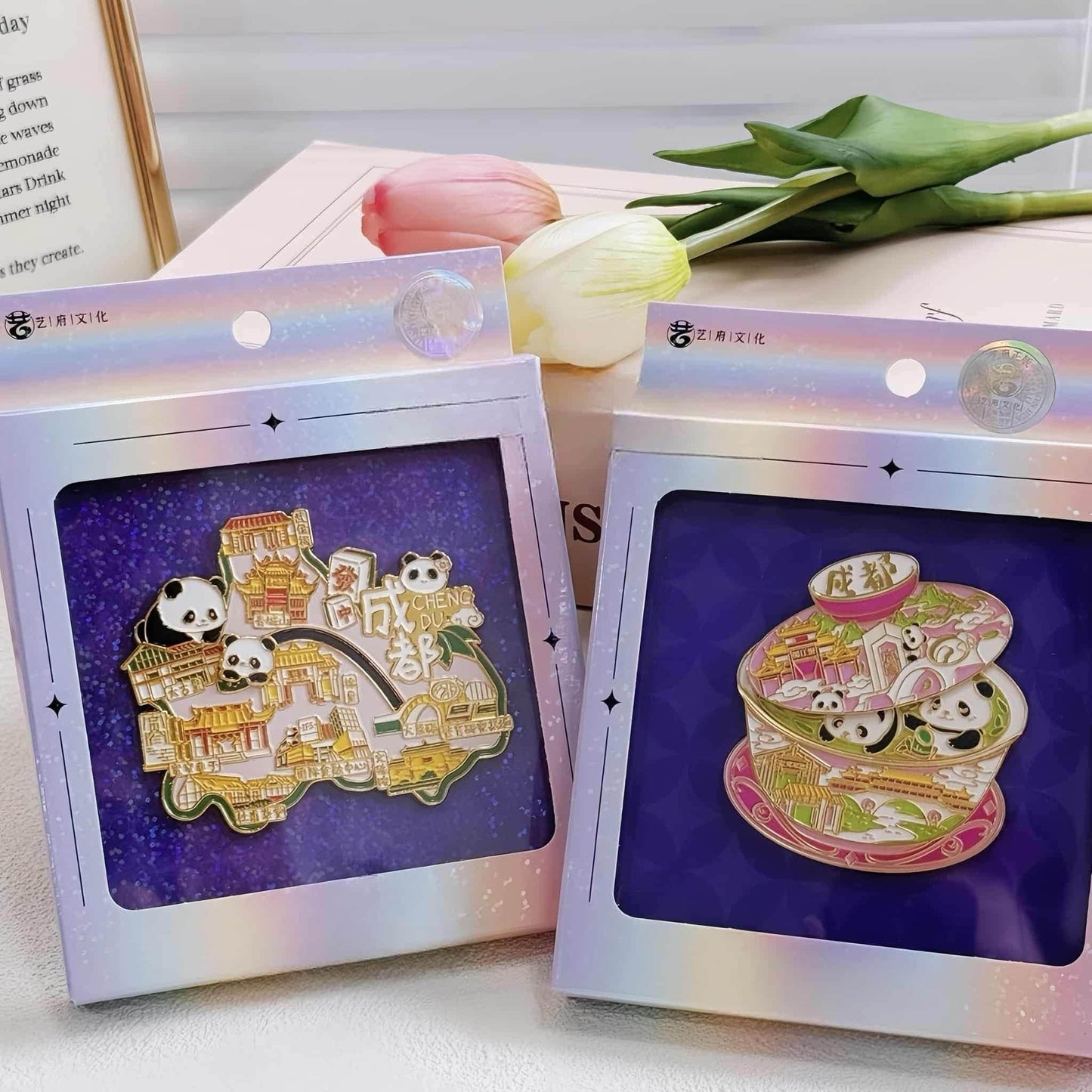 🐼 Panda Magnet Decor – Adorable & Functional Home and Office Decor with Tea Culture Theme