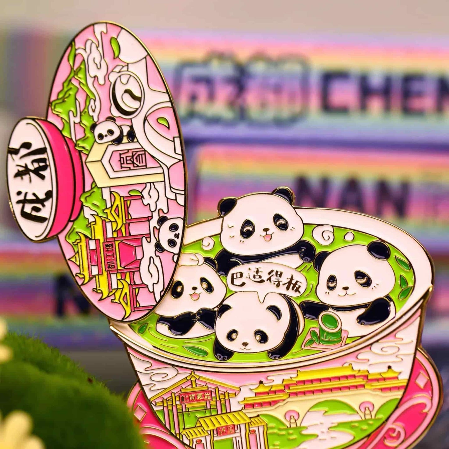 🐼 Panda Magnet Decor – Adorable & Functional Home and Office Decor with Tea Culture Theme