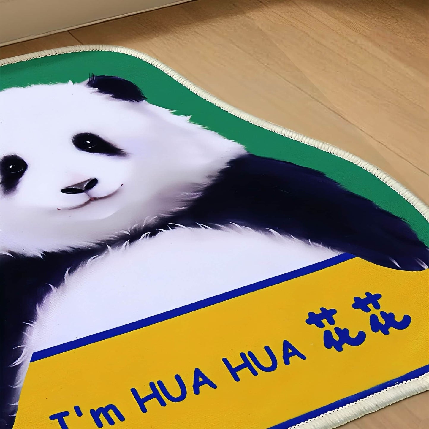🧸 パンダをテーマにした滑り止めプラッシュカーペット – 可愛くて実用的で、お家の隅々までお手入れ簡単