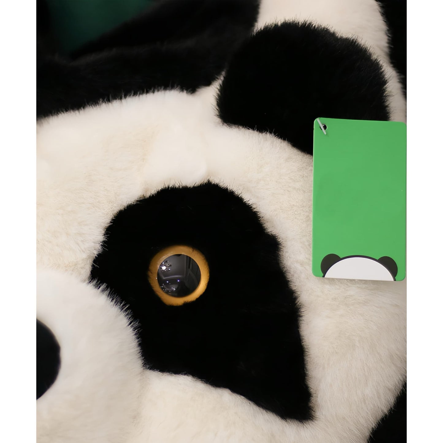 Fluffy Panda Backpack Purse – Soft Toy-Inspired Daypack for Travel or Daily Use