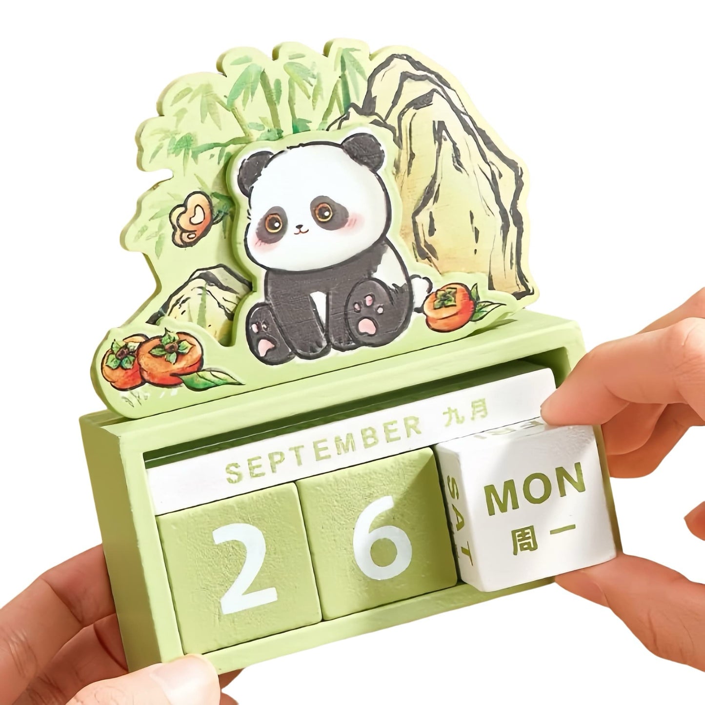 Adorable Panda Forever Calendar โ Fun & Functional Desk Ornament