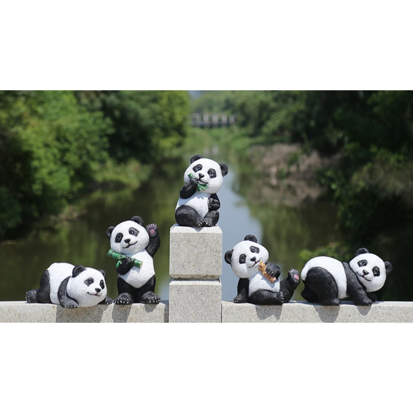 Escultura de panda personalizable: un toque artístico único para tu espacio 🐼🎨