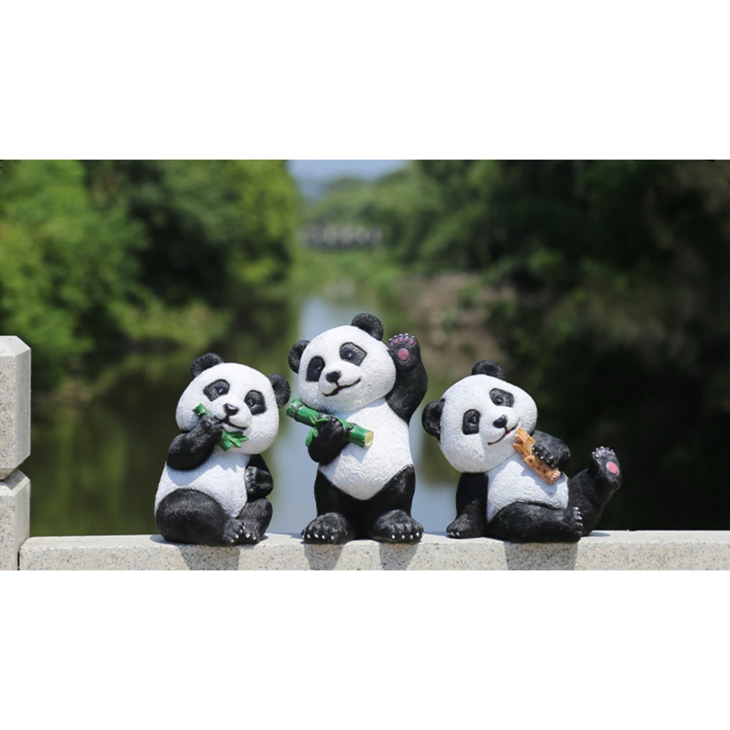 Escultura de panda personalizable: un toque artístico único para tu espacio 🐼🎨