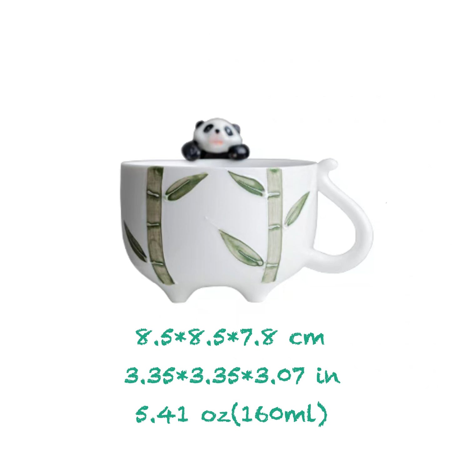 パンダティーカップ – 伝統、優雅さ、そして魅力の融合 🍵🐼