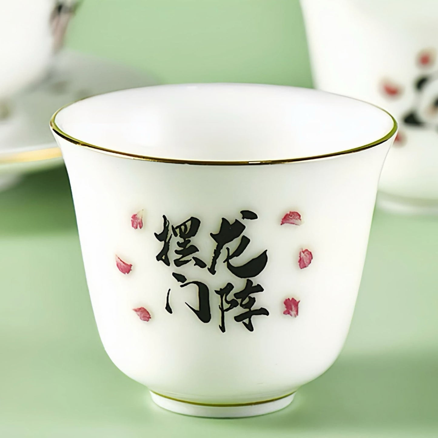 Hua Hua Panda Tea Set – Ceramic Gaiwan with Adorable Panda Design 🐼🍵