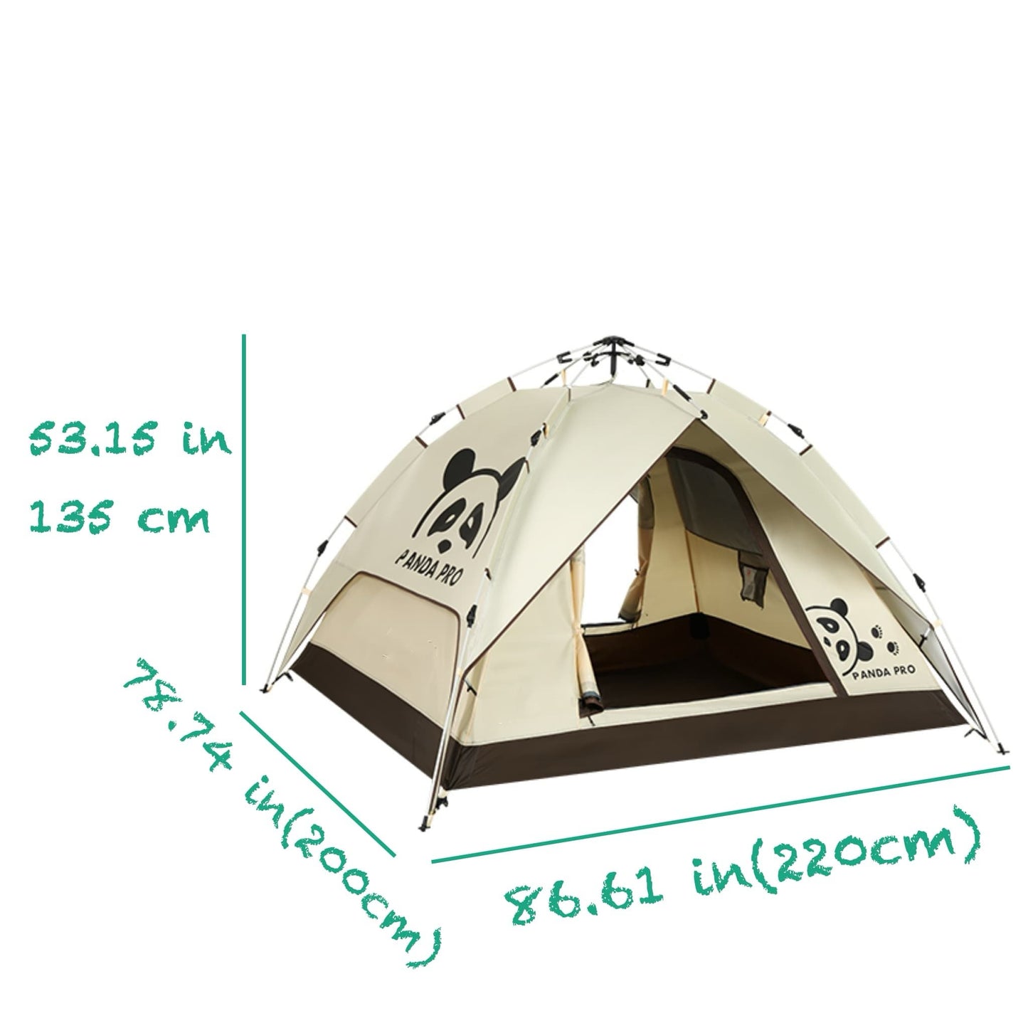 Panda Paradise: la tienda de campaña definitiva para la aventura 🐼⛺