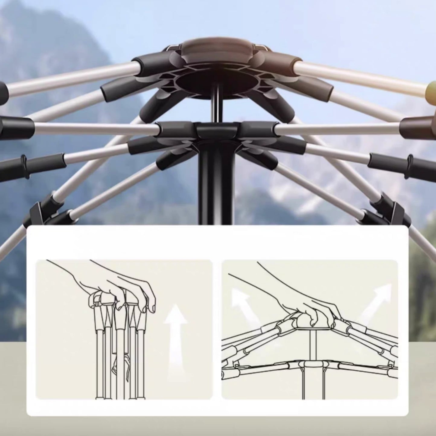 Panda Paradise: la tienda de campaña definitiva para la aventura 🐼⛺