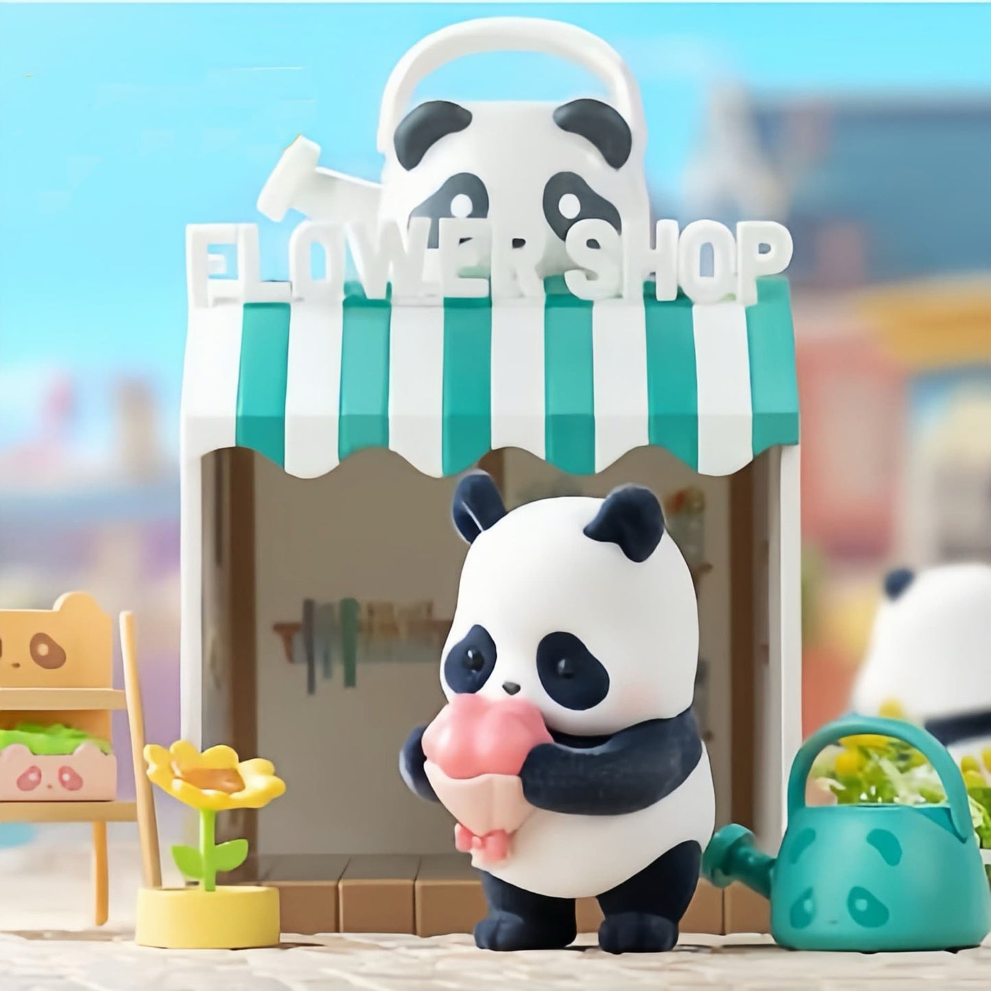 パンダタウンぬいぐるみコレクション - 隠し&超隠しエディション付きミステリーブラインドボックス
