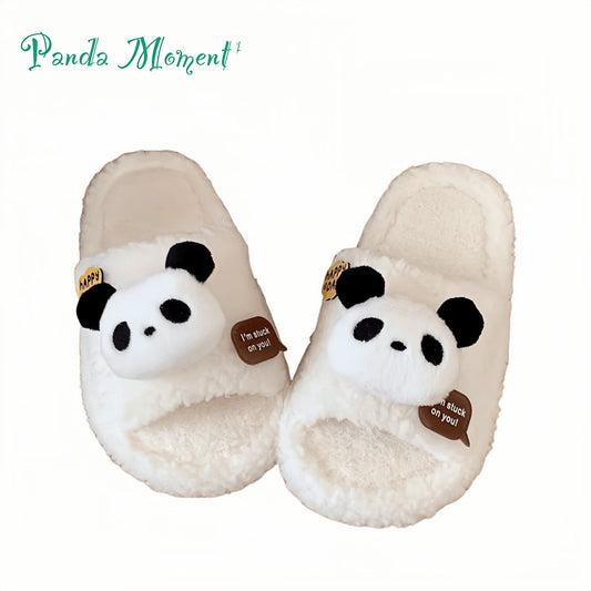 🐾 Panda Hug Slippers – Ultra-Soft & Adorably Comfy House Shoes