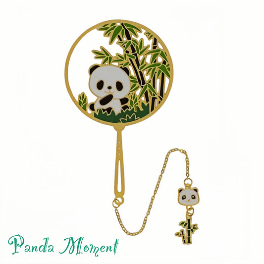 Eco-Friendly Panda Reading Companion – Lightweight Metal Bookmark
