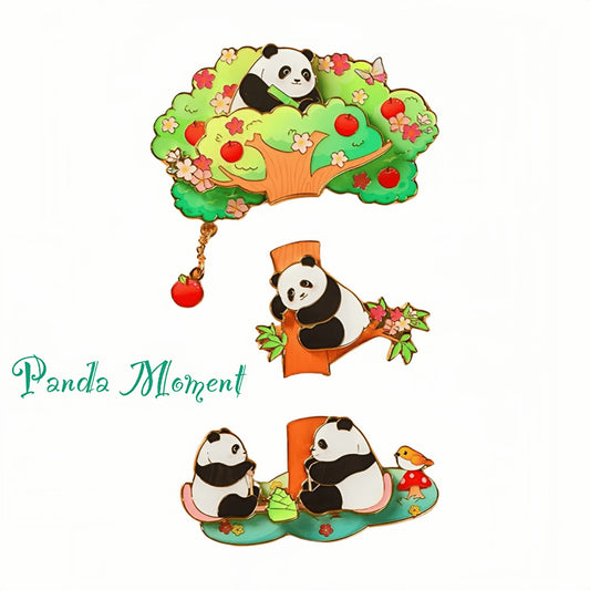 Decoración magnética de panda mágico: el adorable panda que ilumina cada momento 🐼✨