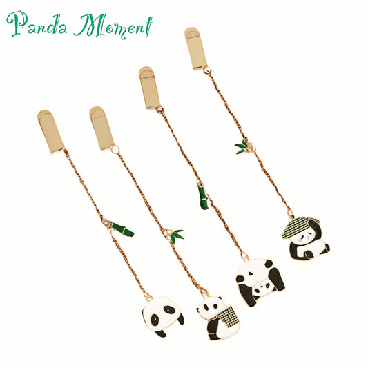 Cute Panda Metal Bookmark – Durable & Adorable Reading Companion