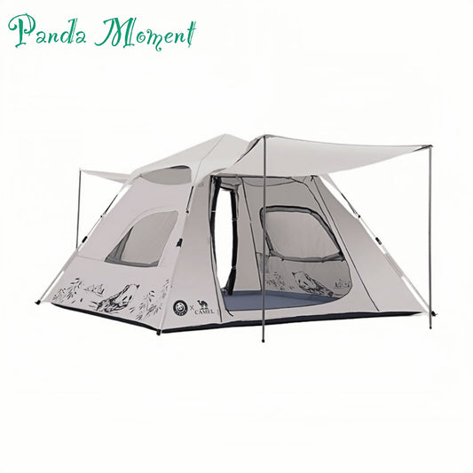 Tienda de campaña desplegable Ink Panda: ¡tu sitio de camping espectacular!