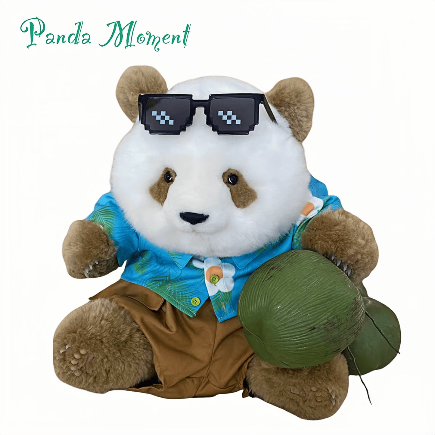 Qi Zai Panda: el raro peluche de panda marrón 🐼💖