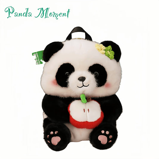 Panda Plush Backpack Inspired by He Hua – Soft, Unique, and Functional