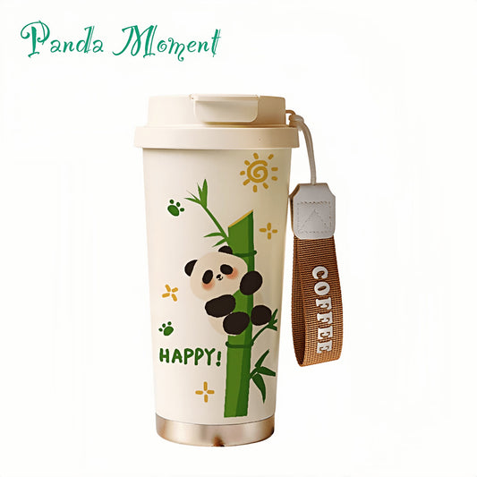 パンダのトラベルマグ – 飲むたびに愛らしい相棒🐼☕