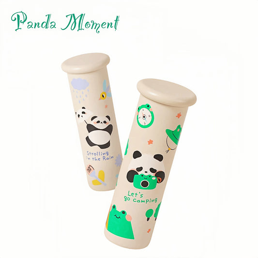パンダのトラベルサーモス – 飲み物をスタイリッシュに冷たく、または温かく保ちます🐼🍹