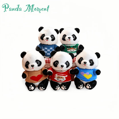 Lindo mini panda de juguete: suave, abrazable y perfecto para todas las edades.