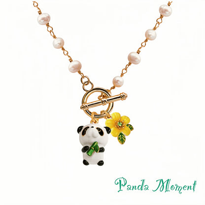 Panda Charm Pendant – A Playful Touch of Whimsy for Your Look 🐼✨