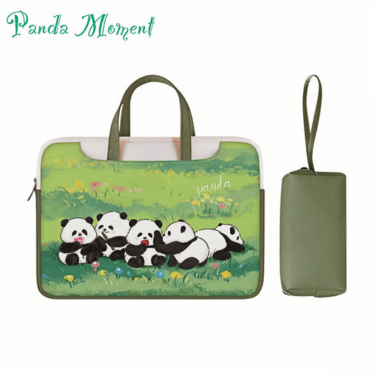 Funda para portátil Panda: un refugio acogedor para tu portátil 🐼💻