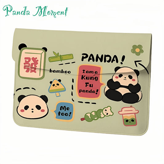 Funda para portátil Panda: un refugio acogedor para tu portátil 🐼💻