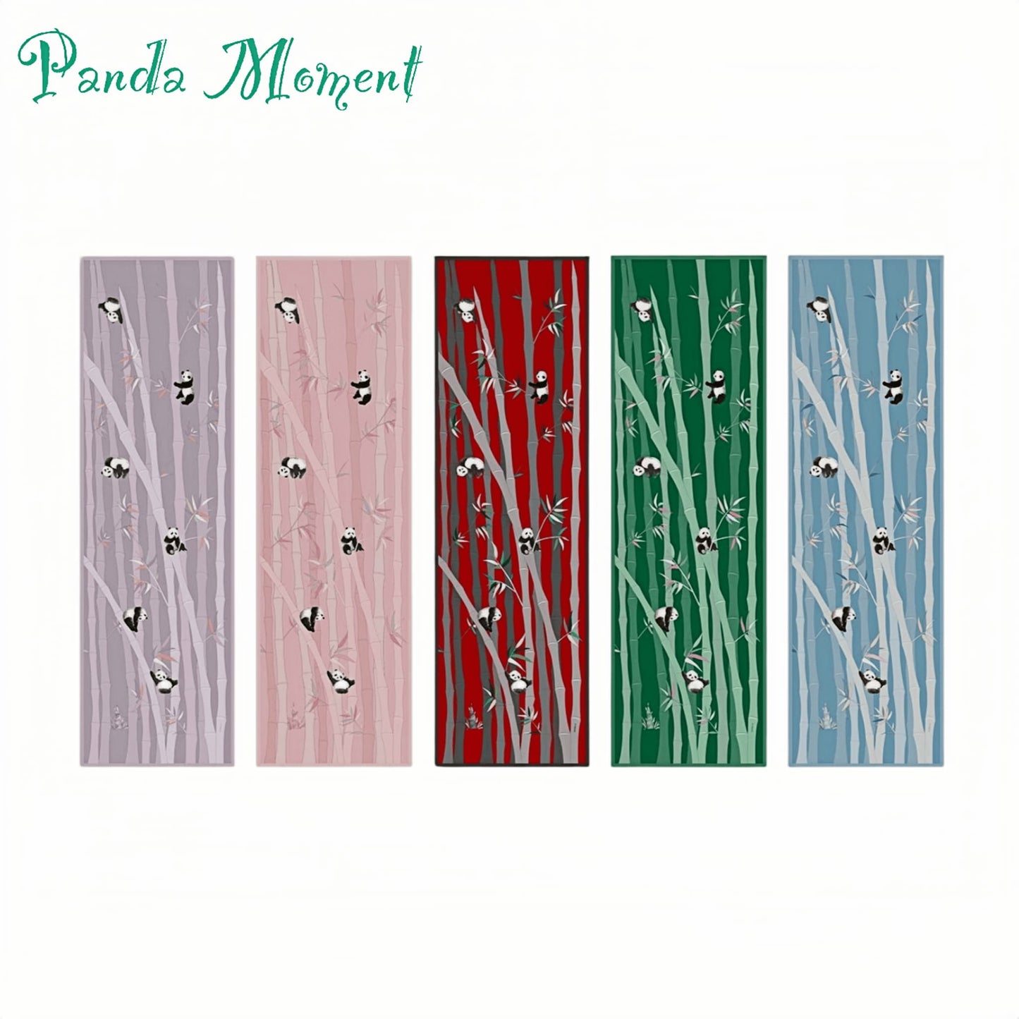Panda Silk Scarf – A Playful Embrace of Elegance 🐼💖
